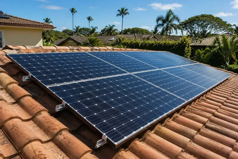 Installation de panneaux solaires à Porchères